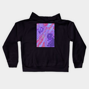 Halftone Cat V6 Kids Hoodie